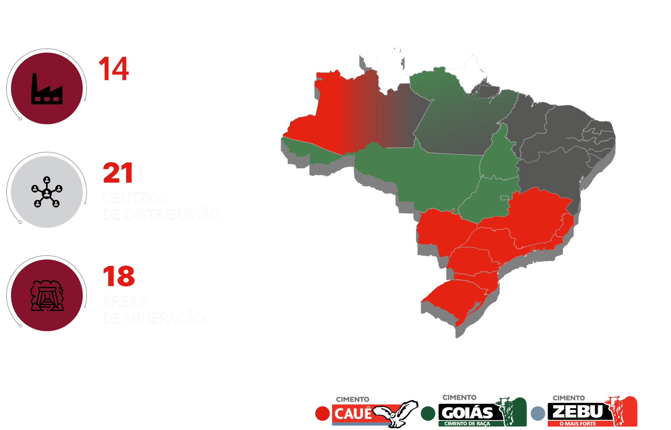 Mapa Intercement Brasil